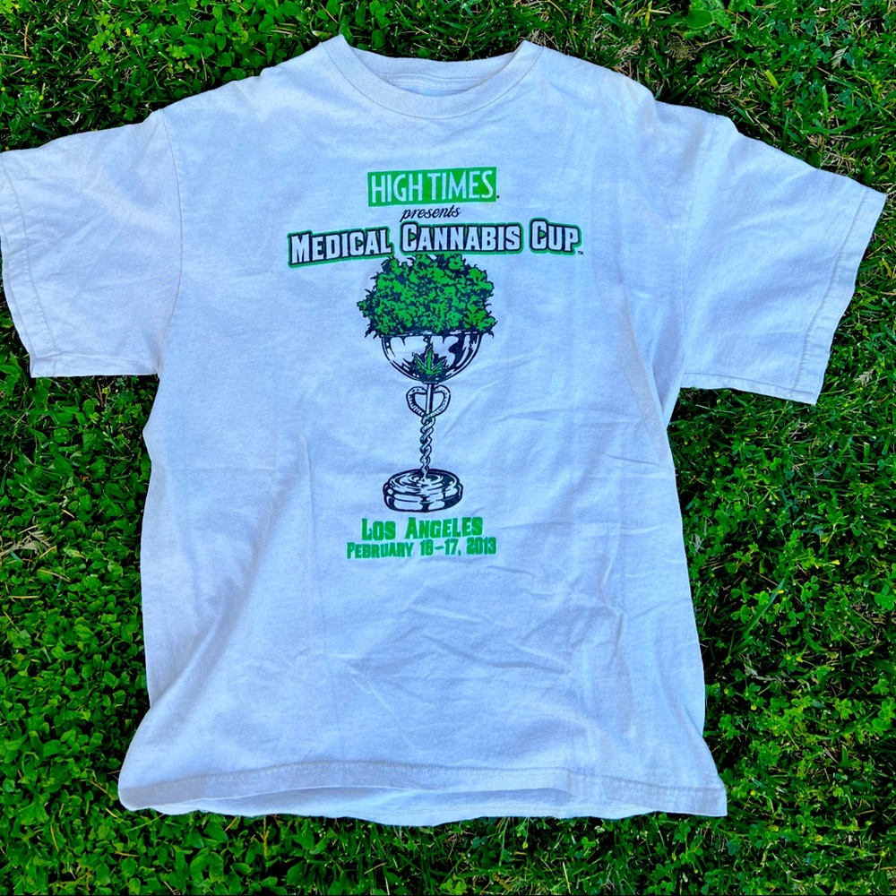 High Times Cannabis Cup 2013 LA t shirt sponsored by RAW